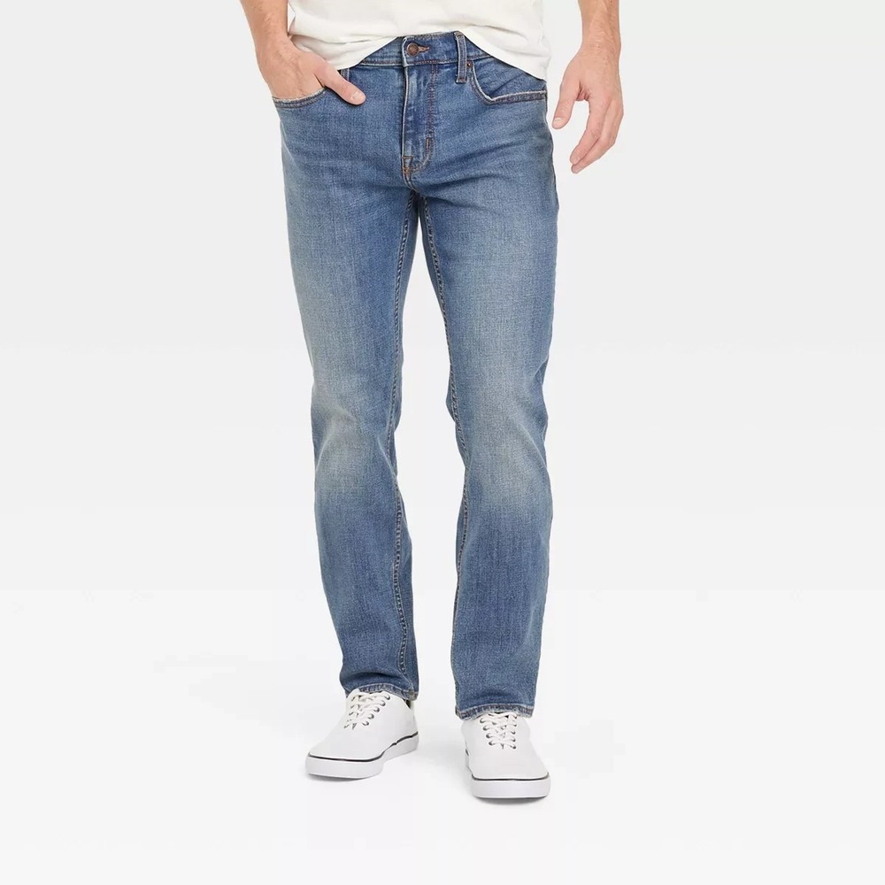 Men's Slim Fit Jeans‎ - Goodfellow & Co Medium Wash 40x30: Midweight Denim NWT